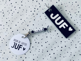 Sleutelhanger set voor de juf