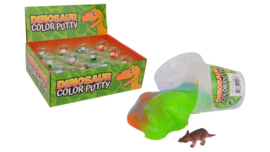 Multikleur Putty met Dino