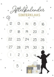 POSTER aftelkalender Sinterklaas