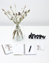 Werkplanner droogbloemen