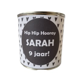 Blikje met wikkel | Hip Hip Hooray