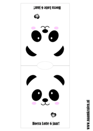 Knijpfruit wikkel PANDA WIT