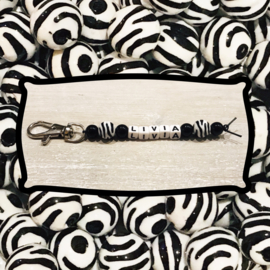 Sleutelhanger-Zebra