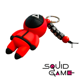 Squid game sleutelhanger  DRIEHOEK