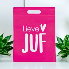 Lieve JUF tas (kan met naam)
