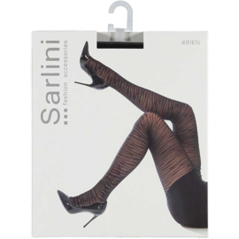 FANTASY - SARLINI 40DEN Zebra- Zwart