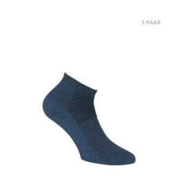 Katoenen sokken - BIKER - 3 PAAR - mix blauw