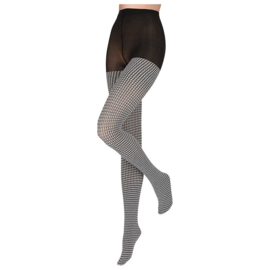 FANTASY - SARLINI Pied-De-Coq- Zwart Wit