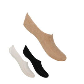 KATOEN - Invisible Naadloze Badstof Sneaker Sok