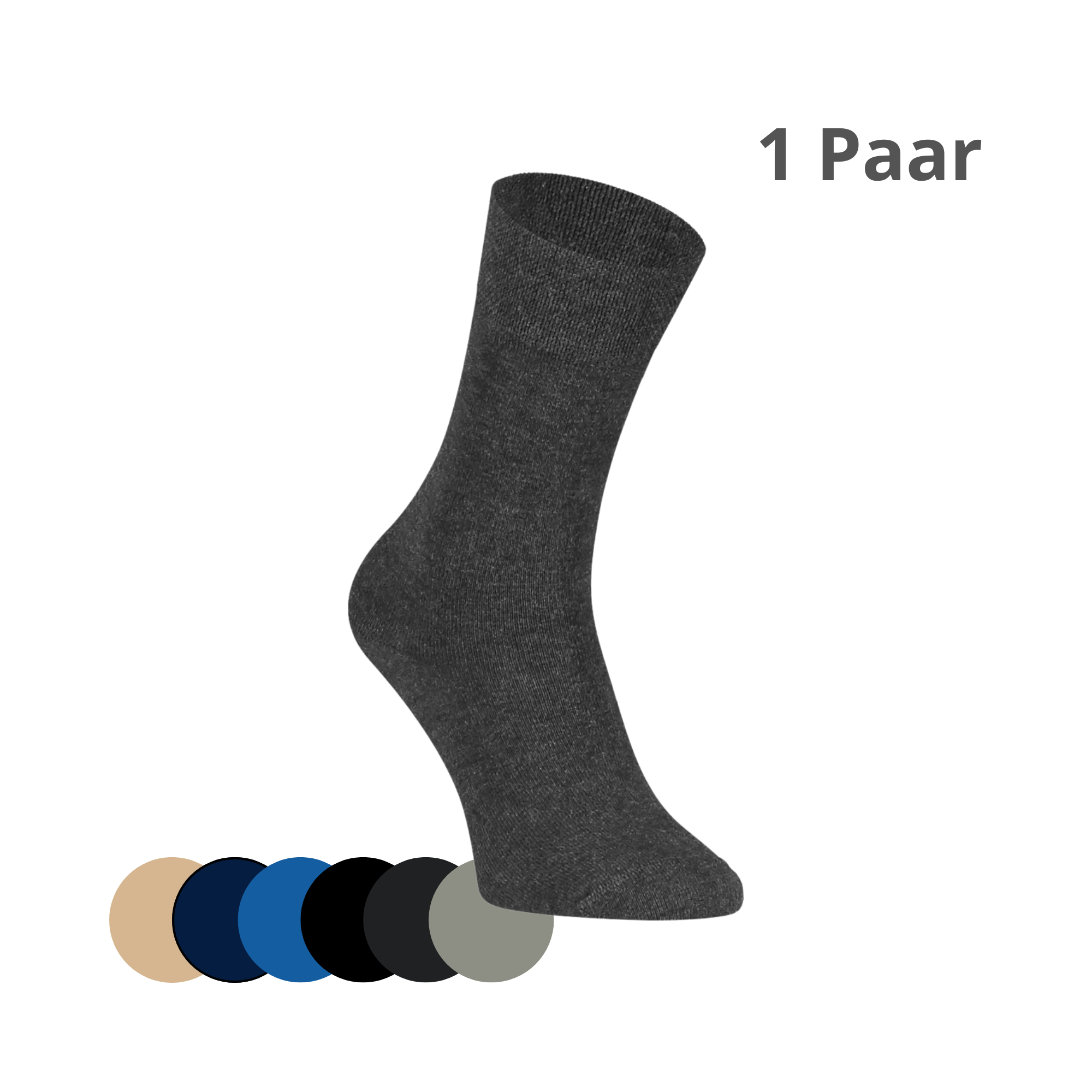 Bamboe sokken - Basic CITY - 1 PAAR