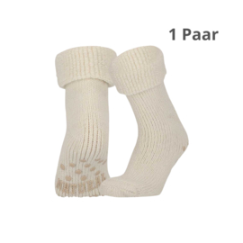 Wollen sokken - HOME Huissokken Dames - ANTI SLIP