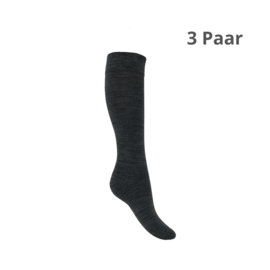 Merino Wol - Apollo Naadloze Kniekousen - 3 Paar