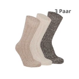 Wollen Sokken - Apollo Noorse Sokken Dames - 3 PAAR