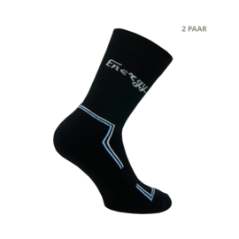Katoenen sokken - ENERGY SPORTSOKKEN - 2 PAAR - zwart
