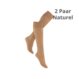 Kniekousen EUREKA - MOUSSE 40 DENIER - 2 PAAR - Anti Press