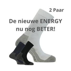 KATOEN - ENERGY SPORTSOKKEN - 2 PAAR
