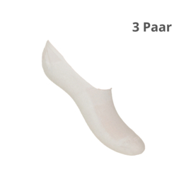 Bamboe - Apollo Invisible Sneaker met Badstof Zool - 3 Paar