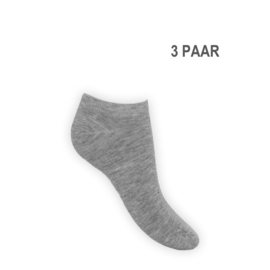 Bamboe - Sneaker - 3 PAAR - grijs