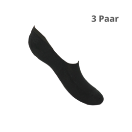 Bamboe - Apollo Invisible Sneaker met Badstof Zool - 3 Paar