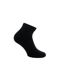 Katoenen sokken - SHORTY TERRY - zwart