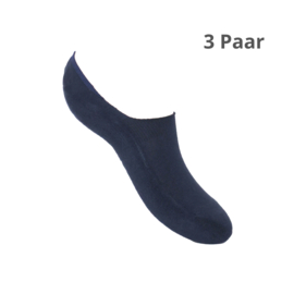 Bamboe - Apollo Invisible Sneaker met Badstof Zool - 3 Paar