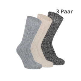 Wollen Sokken - Apollo Noorse Sokken Dames - 3 PAAR