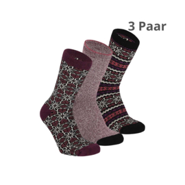Katoenen Sokken - Badstof Boot (Laars) Sokken - 3 PAAR