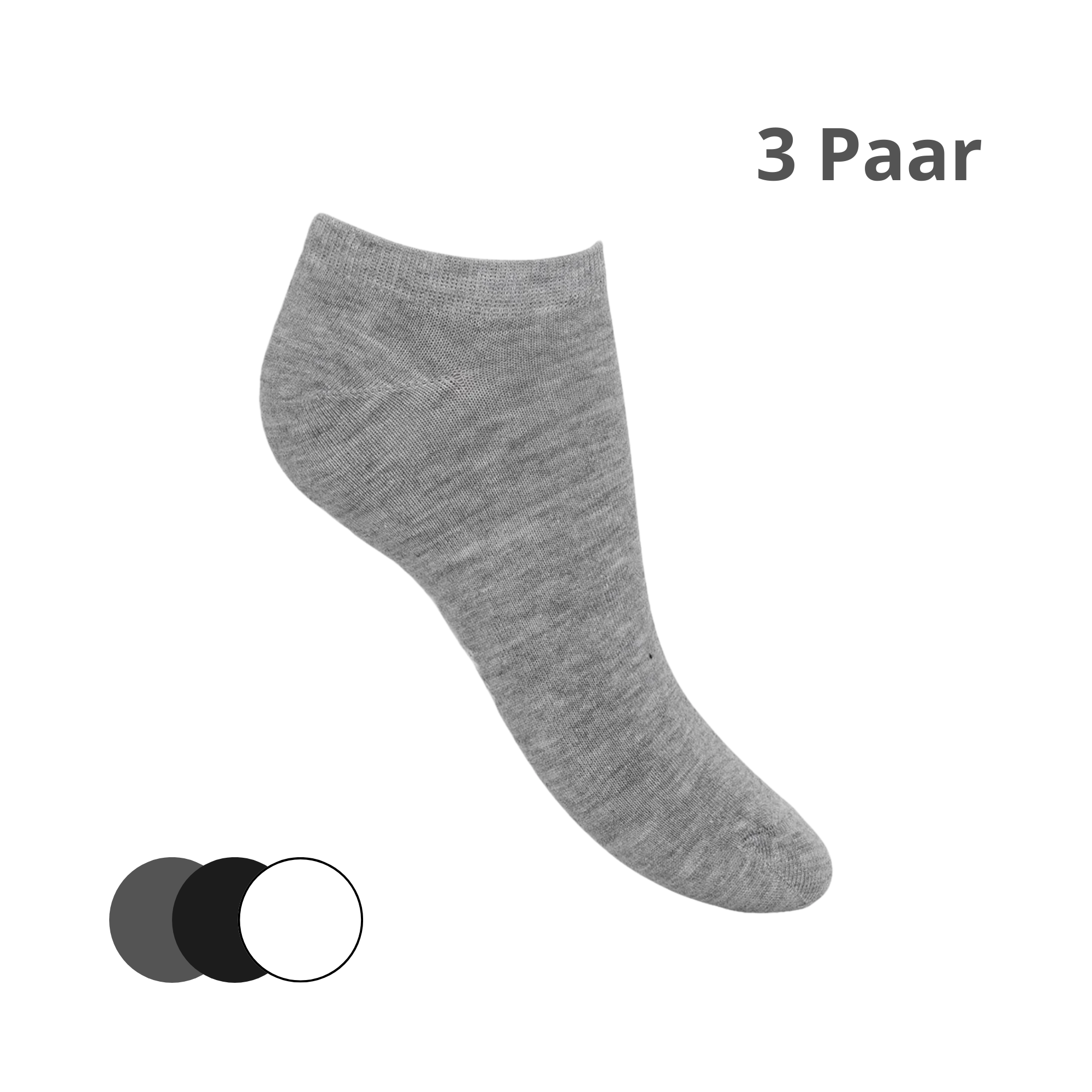 Bamboe - Apollo Sneaker - 3 PAAR