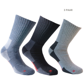 Wollen sokken - THERMO - 3 PAAR - mix blauw