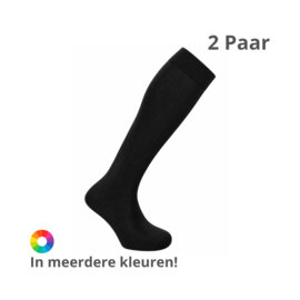 Katoenen Sokken - KNIEKOUSEN Classic | Naadloos! - 2 Paar