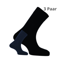 Merino Wol - Apollo Naadloze Sokken met Badstof Zool - 3 Paar