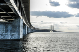 Ticket für die Öresundbrücke, die Brücke zwischen Dänemark und Schweden