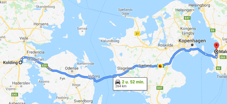 Combi-ticket voor 2 tolbruggen naar Zweden
