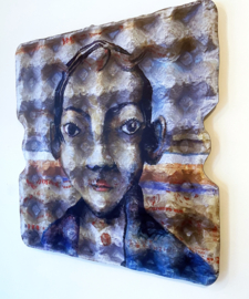 Chinese man (print op dibond)