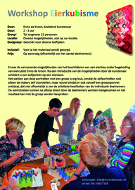 Creatieve groepsworkshop 3d schilderen (Eierkubisme)