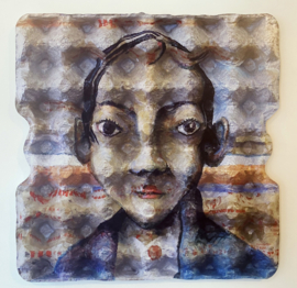 Chinese man (print op dibond)