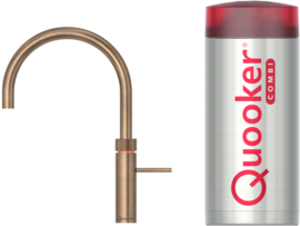 Quooker Fusion Round Combi plus messing patina