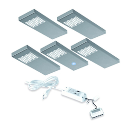 LVSET5DOTTL met touch-led-dimmer/schakelaar led sets