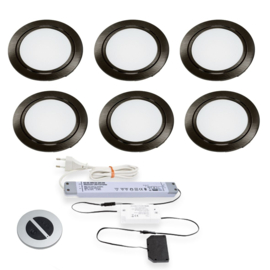 LVSET6CHIEZB Chip emotion led sets Zwart