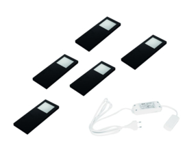 LVSET5SPFZ Slim-pad-f led sets Zwart