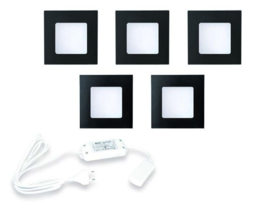 LVSET5FQ68Z  FQ-68 led sets zwart -24V
