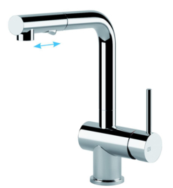 MK50203C Logik 50203 keukenkraan Rvs-look