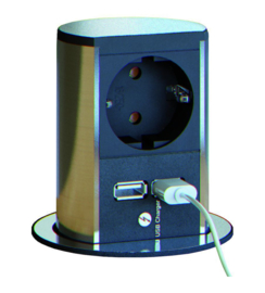STEL1STUSB Elevator stopcontact - met usb lader