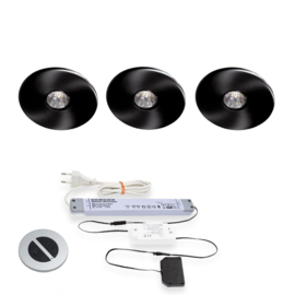 LVSET3SLEZB Super light emotion led sets Zwart