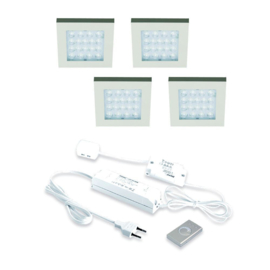LVSET4EQDWI EQ met dimmer led sets