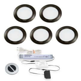 LVSET5CHIEZB Chip emotion led sets Zwart