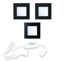 LVSET3FQ68Z FQ-68 led sets Zwart -24V