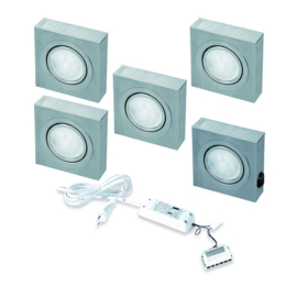 LEDSET5BOXS Box met schakelaar led sets