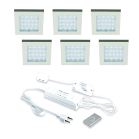 LVSET6EQDWI EQ met dimmer led sets