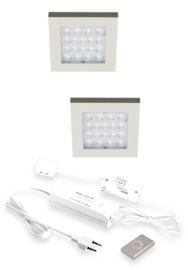 LVSET2EQDWI EQ met dimmer led sets